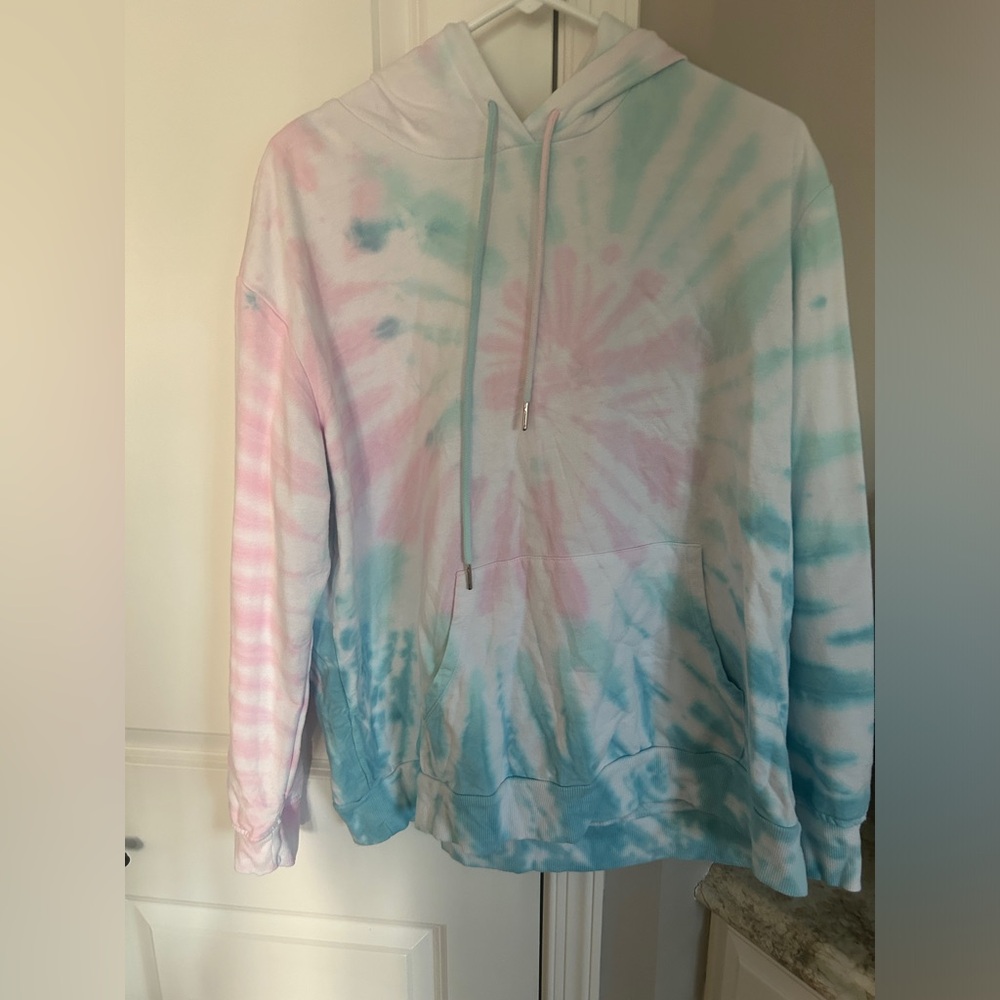 No boundaries tie dye Hoodie Sweatshirt XXL Juniors